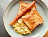 【じゅわ甘じょっぱ】エッグソーセージフレンチトースト Egg Sausage French Toast(【モチコチキン&パンケーキ】ローカルハワイアンカフェ カンナカフェ CannaCafe)