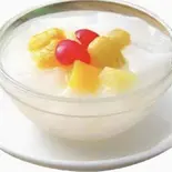 杏仁豆腐 Chinese-Style Almond Jelly（中華料理 華景園）