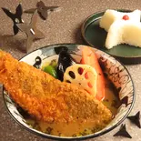北海道産ジャンボホッケフライ(薬膳スープカレー忍者 たぬき)