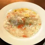 カニあんかけ炒飯(中華料理錦楽軒)