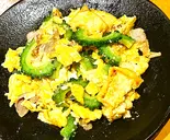 ちびすけ流ゴーヤチャンプル(餃子工房ちびすけ 十三店)