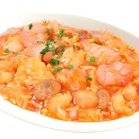 海鮮チリソース Shrimp and Egg Chili Sauce(中華食堂 一番館 新大久保店)