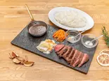熊本県産赤牛の炭火ステーキ（pasteria felice）