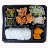 油淋鶏白米定食(無農薬玄米・白米が食べれる店 SUN)