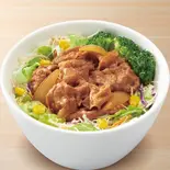 牛丼ライト Low Carb Gyudon(Beef on Salad & Tofu)(すき家 福岡舞鶴店)