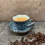 大正14年創業 マルシンさんの自家焙煎コーヒー(HOT140cc)（福島宮もと(季節のデザートと洋酒のお店 るぼわ)）