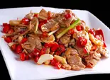 牛肉の四川風炒め（千葉餃子 船橋店）
