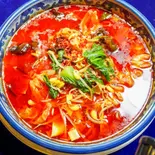 ミックス野菜の四川風味(麻辣烫)（東京穆斯林飯店 ムスリム飯店）