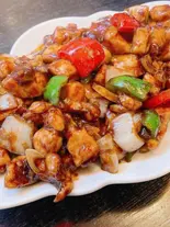 鶏の甘味噌炒め（天鴻餃子房 本郷店）