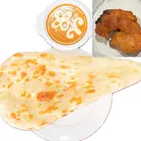 (B) カレーセット(Butter chicken set)(インドカレー 金丸)