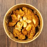 おひとり様ニンニク醤油チキン 마늘간장 컵치킨 Garlic soy sauce chicken cup size（マンギョン食堂 0704）