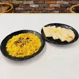 マトンビリヤニチーズナンセット(Mutton Biriyani Cheese Nan Set)（INDIAN HALAL RESTAURANT NEW MAHARAJA）