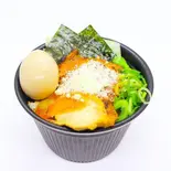 味玉 鶏めし チーズ＆トマトソース 鶏そばスープ付（鶏そば かぐら屋 本店）