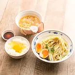 サバ濃厚鶏つけ麺+玉子かけごはん（元祖 吉田商店）
