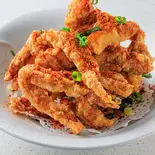 柔らか豚肉揚げ(椒香小酥肉)（炉鼎技マーラータン心斎橋店）