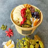 PURPLE ACAI Bowl ～ 木の実と宇治抹茶 ～ (480ml cup size)（繊維屋 FIBER FIBER）