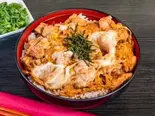 親子丼(肉ちゃんうどん御笠川店)
