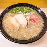 博多あっさりラーメン(とんこつ)（らーめん六長屋）