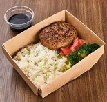ハンバーグ弁当（白金食堂）