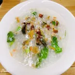ピータンと豚肉お粥(中華料理 宮)