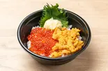 うにいくら丼 Sea urchins and salmon roe rice bowl（大衆海鮮 団）