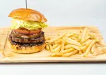 淡路島バーガーダブルポテトセット（淡路島バーガー高円寺店）
