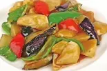 じゃが芋とナスとピーマン炒め（黄鶴楼 餃子酒場）