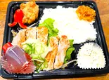 豚ロースのトンテキ和風おろしぽん酢がけ弁当(餃子工房 ちびすけ 阿倍野橋店)