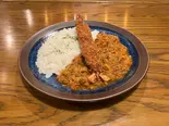 エビフライキーマカレー（スパイシーキーマカレーのお店 Quartet）