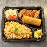 うま馬中華弁当 大盛り（串と馬肉-梯子-）