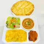 豪華・焼きたて蜂蜜チーズナン＆サフラン弁当/ Honey Cheese Naan ＆ saffron Bento（シバサクティー 西船橋店）