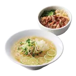 すだち冷麺とミニカルビ丼セット（焼きたてのかるび千葉弁天店）