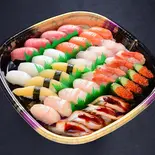 特上にぎり盛合せ 4人前 36貫 (Premium Nigiri Sushi Set for four <36Pieces>)（天下の台所 大起水産 八軒家浜 まぐろスタジアム）