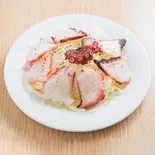 真蛸とオニオンのカルパッチョ（鮹八）