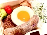 オールスターDX極肉バーグ弁当(ジュンマイダイニング JunMai Dining)