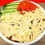 ミックスチーズケバブ丼beef ＆chicken Cheese Kebab Rice Bowl（ビクトリア ケバブ ビリヤニ ハラル 専門店Victoria Kebab Biryani Halal house）