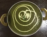 ほうれん草パニルカレーPalak paneer Curry（ゴルカイケシタテン）