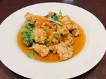 揚げ豚肉の甘酢炒め-鍋包肉（大福源）