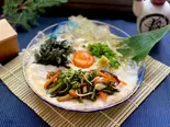 山菜とろろうどん(小)（西ノ陣 ねばとろ雑穀丼 Nishinojin Nebatorozakkokudon 日本橋店）