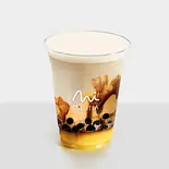 プリン入りタピオカミルクティー (Pudding Boba Milk Tea) ※アイスのみ（MILU TEA）