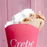 SKIPPYピーナッツバターチャンク(粒入り)クレープ(ご褒美クレープ&ワッフル・ampee)