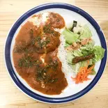 ハンバーグカレー Humburg Curry（SPICEHOME INDIAN CURRY）