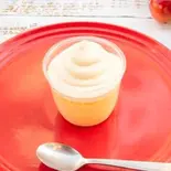 カップチーズスフレキャラメルクリーム Cup Cheese Souffle with Caramel Cream（ケーキとイタリア料理 ミーオ Cake and Italian mio）