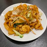 海鮮刀削麺焼きそば(海鲜刀削面炒面)(香菇王)