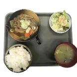牛すじ醤油煮込み定食(居酒屋福盛)