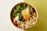 【自由にカスタム】オリジナル玄米ビビンバ Custom Bibimbap（玄米ビビンバ 韓美菜(ハンヤチェ) 天王寺店）