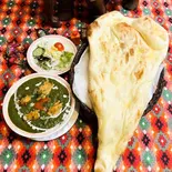 ほうれん草チキンカレーセット Saag Chicken Curry Set（New Delhi Spice）