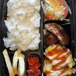 Wハンバーグ弁当（HAMBURGER SHOP プラージュ）