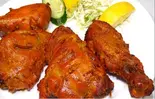 タンドゥーリチキン (Tandoori Chicken) 4p（ミルチ亜細亜食堂 柿生店）