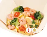 エビとブロッコリーのペペロンチーノ ～レモンバター風味～（ジョリーパスタ 福岡清水店）